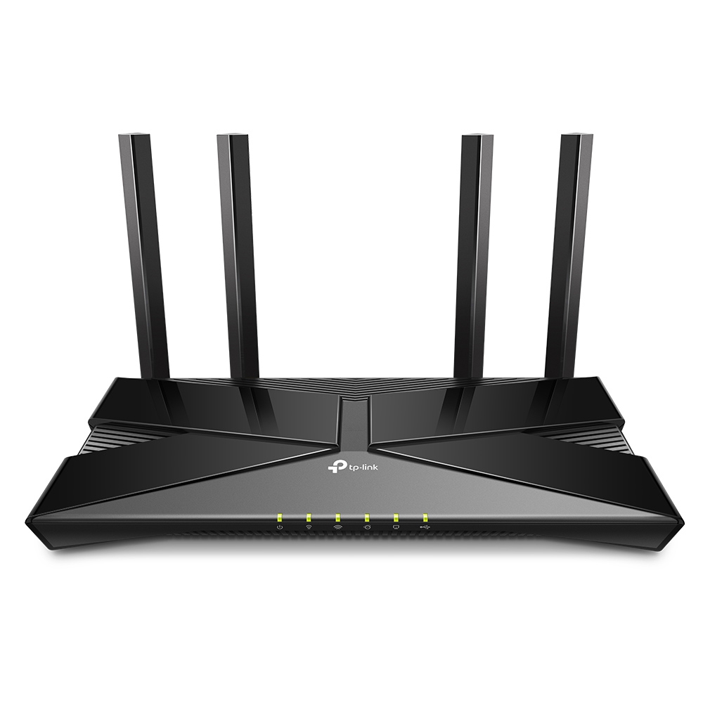 Router Inalámbrico Gigabit AX3000 y Wi-Fi 6, Doble Banda (2.4GHz y 5GHz), 4 Antenas, 4 x LAN Gigabit / 1 Puerto WAN Gigabit + 1 x USB 3.0, TP-LINK ARCHERAX50