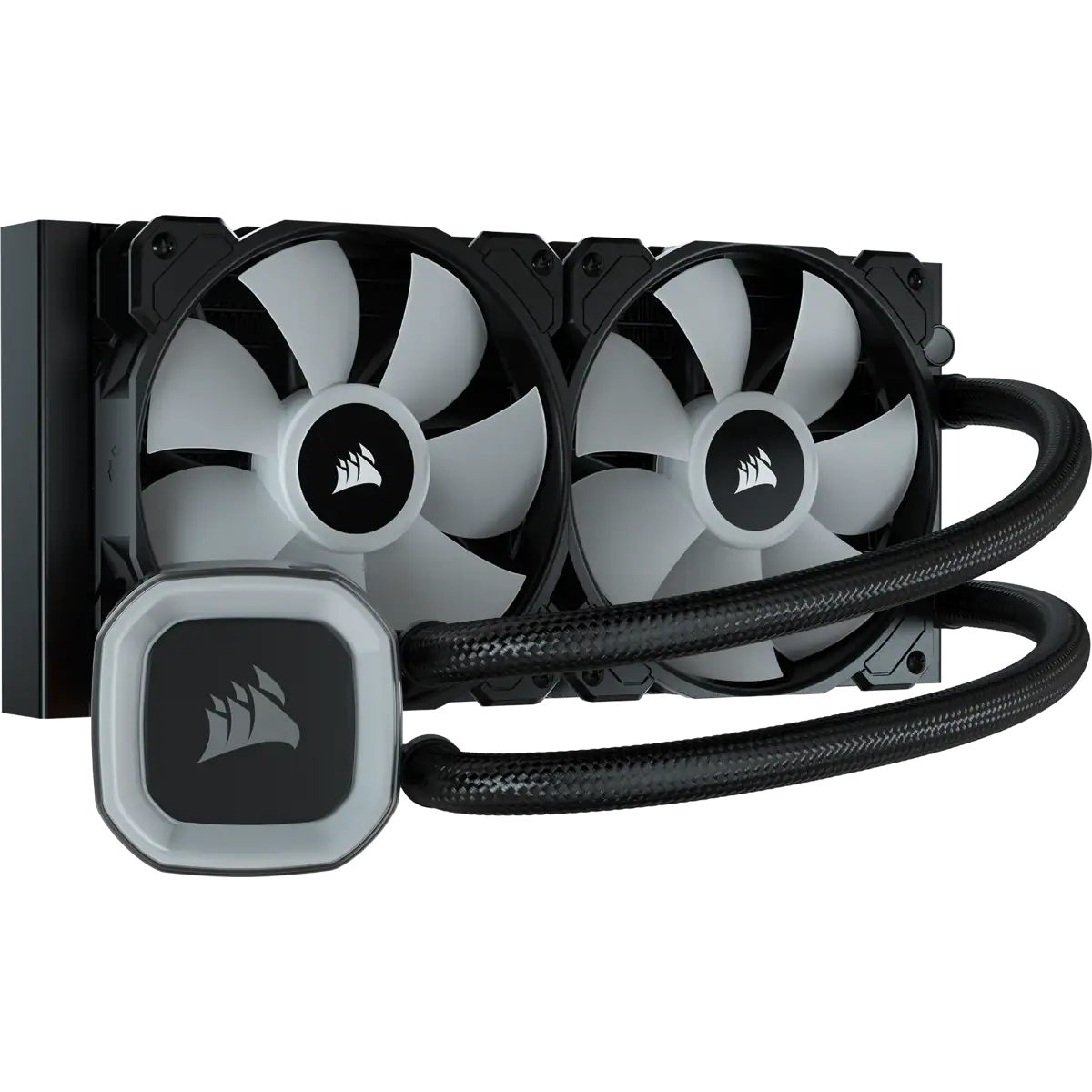 Sistema de Enfriamiento Líquido H100 RGB, Radiador 240mm, Soporta Socket Intel 1200 / AMD AM4, CORSAIR CW-9060053-WW