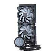 Sistema de Enfriamiento Líquido P/ CPU MASTERLIQUID ML240 ILLUSION, Radiador de 277mm, 2 Ventiladores de 120 x 120 x 25mm, 650-1800 RPM, COOLER MASTER MLW-D24M-A18PC-R2