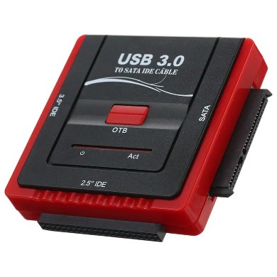 Convertidor USB V3.0/V2.0, para Discos Duros (HDD) SATA/IDE, BROBOTIX 263809