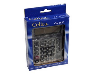 Calculadora de Escritorio Celica CA-2633, 12 dígitos