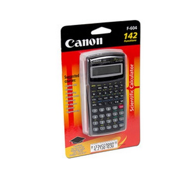 Calculadora Científica Canon F-604, 142 funciones científicas y estadísticas