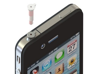 Ipin, Apuntador Láser para iPhone, 2mm, a través del Jack