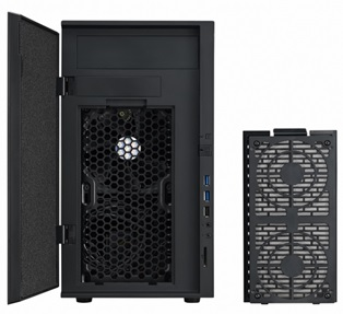Gabinete Coolermaster Silencio 352, Mini-Tower, micro-ATX/mini-iTX, 1xUSB 2.0, 2xUSB 3.0, sin Fuente