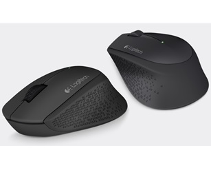 Mouse Óptico Inalámbrico Logitech M280 - 1000DPI, USB, Negro