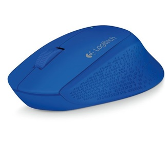 Mouse Óptico Inalámbrico Logitech M280 - 1000DPI, USB, Azul