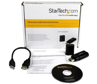 Tarjeta de Sonido Externa Startech, USB a Estéreo