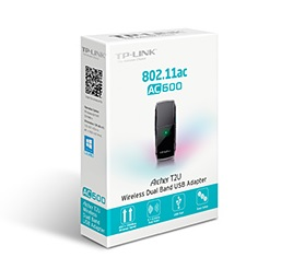 Adaptador inalámbrico USB de banda dual AC600 - Archer T2U