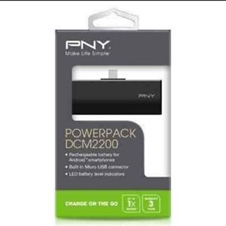 Batería Externa PNY de Base DCM2200 para Smartphones Micro USB