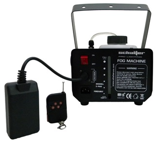 Maquina Caja De Humo 900w Con 32 LEDs Alambrica e Inalambrica (S-FOG900)