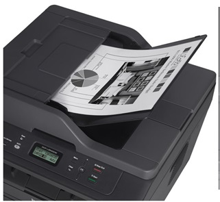 Impresora multifuncional láser Brother DCP-L2540DW, dúplex, wifi, 30ppm, ADF