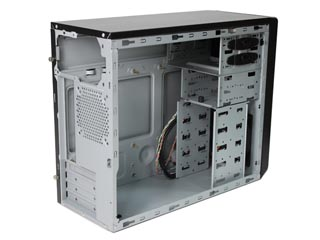 Gabinete Cooler Master Elite 343micro ATX Negro Sin Fuente RC-343-KKN4