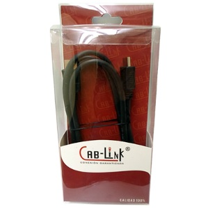Cable HDMI Cablink, 1.8m Macho-Macho Ver 1.4 Canal Ethernet alta velocidad, hasta 4096x2160p, negro