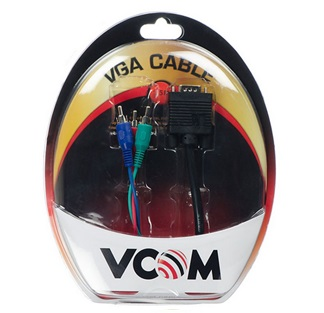 Cable Convertidor VGA Macho DB15 HD a Video Compuesto RCA de 1.5 mts