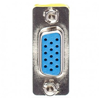 Adaptador de Union VGA HD15 hembra a VGA HD15 Hembra