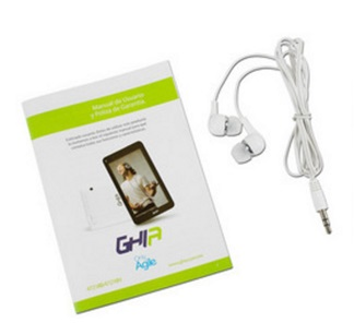 Tablet GHIA Only Agile / Intel Atom / 1GB / 8GB / Android / Wi-Fi / 2 Cám / Pantalla 7" / BT / Blanc