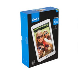 Tablet GHIA Only Agile / Intel Atom / 1GB / 8GB / Android / Wi-Fi / 2 Cám / Pantalla 7" / BT / Blanc