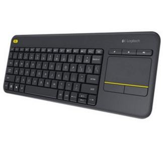 Teclado Inalámbrico Logitech k400 Plus con Touchpad integrado