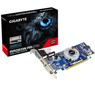 Tarjeta de Video Gigabyte AMD Radeon R5 230, 1GB 64-bit DDR3, PCI Express 2.1
