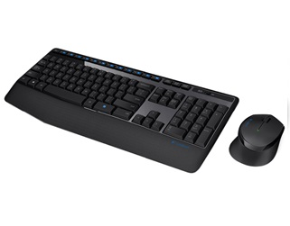 Kit de Teclado Multimedia y Mouse Optico Inalámbrico Logitech MK345