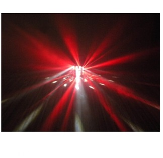 Luz Disco Led Mini Derby Rgbw Para Karaoke Color Negro