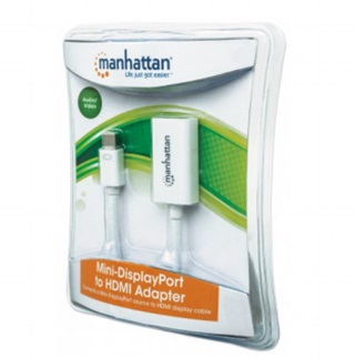Adaptador Mini DisplayPort a HDMI, Mini DisplayPort Macho a HDMI Hembra, Pasivo