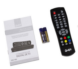 Sintonizador de TV digital GHIA con grabación USB