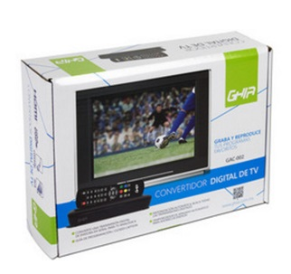 Sintonizador de TV digital GHIA con grabación USB