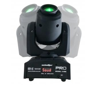 Mini Beam Cabeza Movil Led Alta Velocidad Con Gobos 1x30w