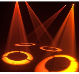Mini Beam Cabeza Movil Led Alta Velocidad Con Gobos 1x30w