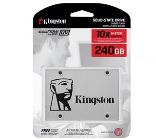 Unidad de estado sólido Kingston UV400 de 240 GB, 2.5" SATA III (6GB/s)