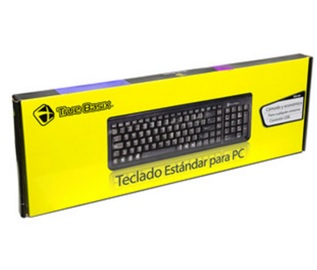 Teclado Estándar TrueBasix, USB. Color Negro
