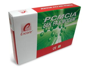 Encore fax modem PCMCIA 56k V92