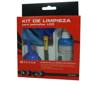 Kit de Limpieza Naceb NA-612, Para Plasma/Monitores, LED/LCD