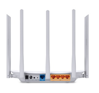 Router Inalámbrico TP-LINK Archer C60 , AC1350, Dual Band, 5 Antenas Externas, Blanco