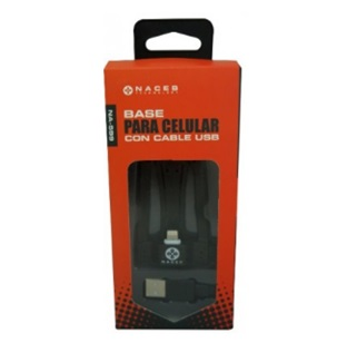 Base para iPhone NACEB NA-599 con cable Lightning