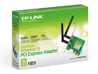 Tarjeta de Red Inalambrica TP-LINK PCI, N 300Mbps