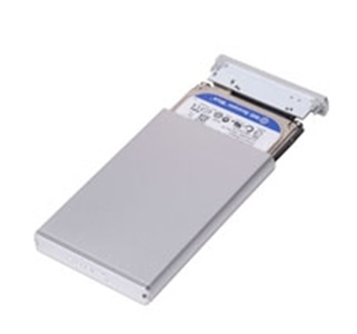 Gabinete Ultra Slim, p/Discos 2.5", SATA, USB 3.0, Sin Tornillos, Aluminio, Color Plata / EC-UM30