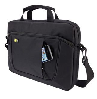 Maletin para Laptop Case Logic AUA-316BK, Poliester, 15.6", Negro