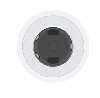 Adaptador de Lightning a jack de 3.5 mm para audífonos