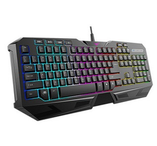 Teclado Multimedia Retroiluminado Gamer, Naceb NA-635, USB. Color Negro