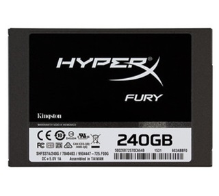 Unidad de Estado Sólido SSD Kingston HyperX FURY de 240 GB, 2.5", SATA III (6Gb/s)