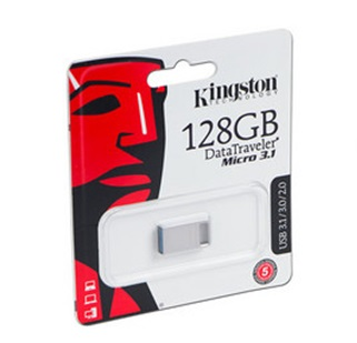 Unidad Flash USB 3.1 Kingston DataTraveler Micro 3.1 con Diseño ultracompacto de 128 GB