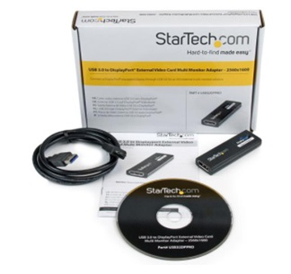 Adaptador de Video Externo USB 3.0 a DisplayPort DP - Tarjeta Externa Cable -2560x1600