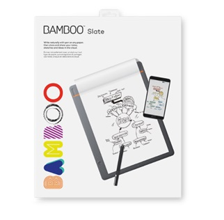 Tableta Gráfica Wacon Bamboo Slate Large CDS-810S, USB/Inalámbrico, Gris/Naranja