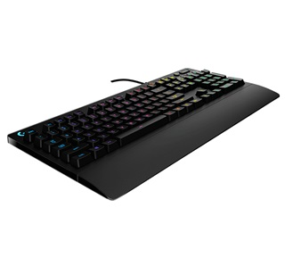 Teclado gamer Logitech G213 Prodigy con retroiluminación RGB, USB, (Versión Inglés)