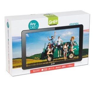 Tablet GHIA ANY, CPU QC, 1GB , 16GB, MicroSD, Touch 10.1", BT, Android 5.1