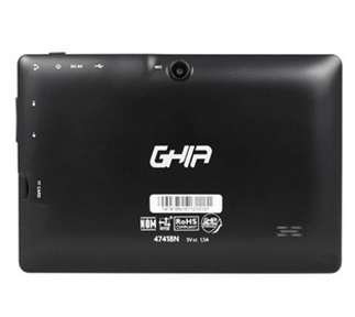Tablet GHIA Any QUATTRO Bt, Cortex, 1GB, 8GB, Touch 7", 2 Cams 0.3MP, BT, Wifi, Android 5.1, Negro