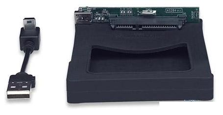 Carcasa para Disco Duro de 2.5" SATA, USB 2.0 Silicón color Negro