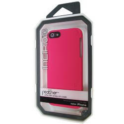 Funda Incipio Feather para iPhone 5 & 5S color Rosa / 814523028065